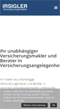 Mobile Screenshot of irsigler.at